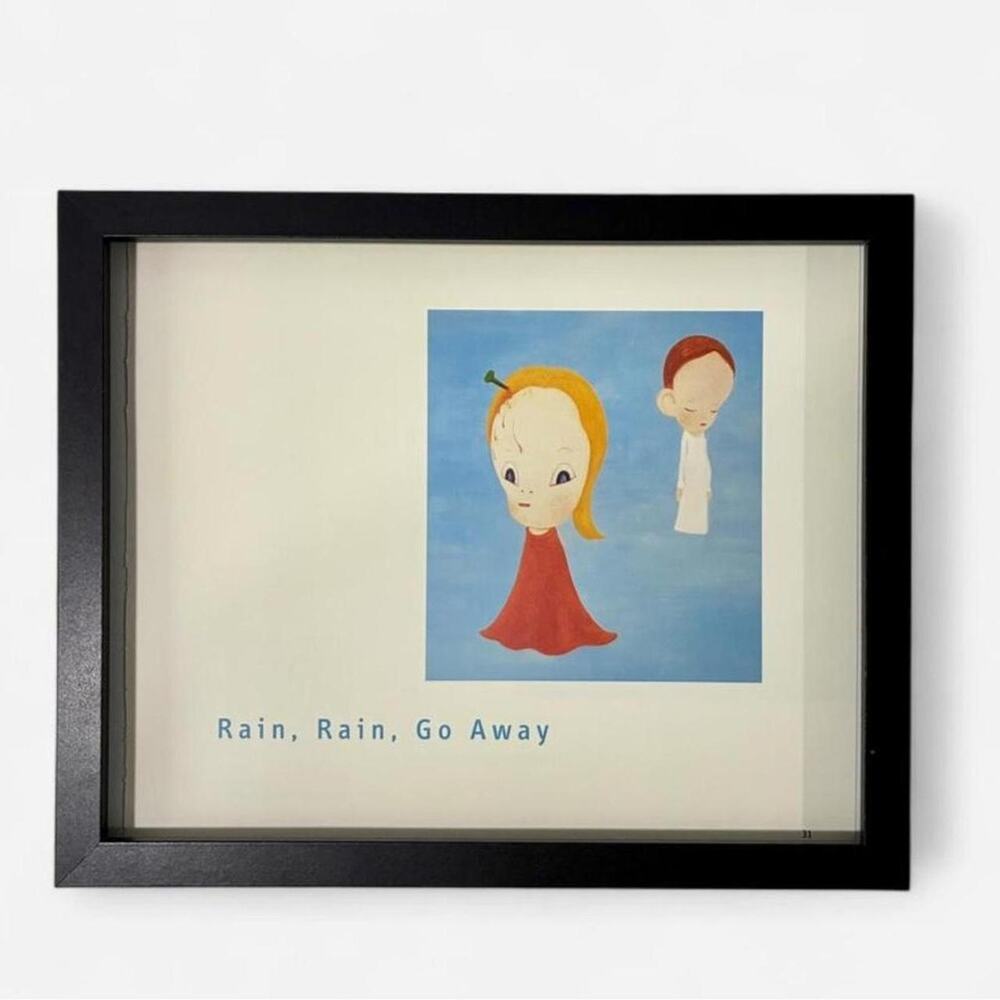 Nara Yoshitomo Nara contemporary art prints 8x10 " framed
